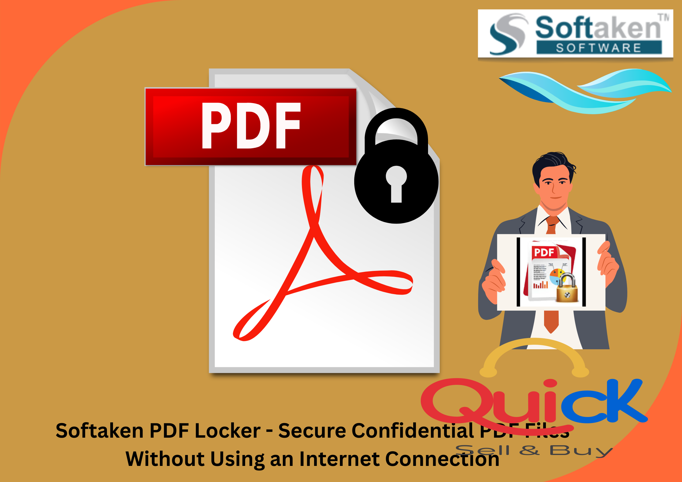 Secure Confidential PDF Files with Softaken